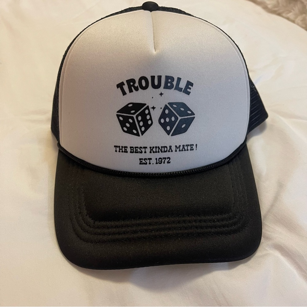 Black and White Trucker Hat